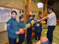 Broadstone Scouts building the Solar System